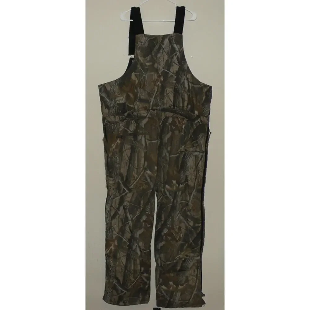 Liberty Men’s 2XL Insulated Hunting Bibs Overalls Realtree Hardwoods Camo